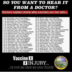 Doctors Who Say Vaccines Are Not Safe