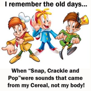 Snap Crackle and Pop