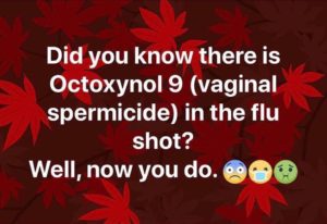Vaginal Spermicide In Flu Shot