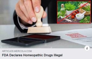 FDA Declares Homeopathis Remedies Drugs