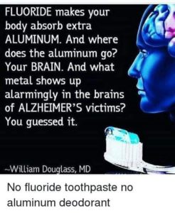 Fluoride Leads To Alzheimer's