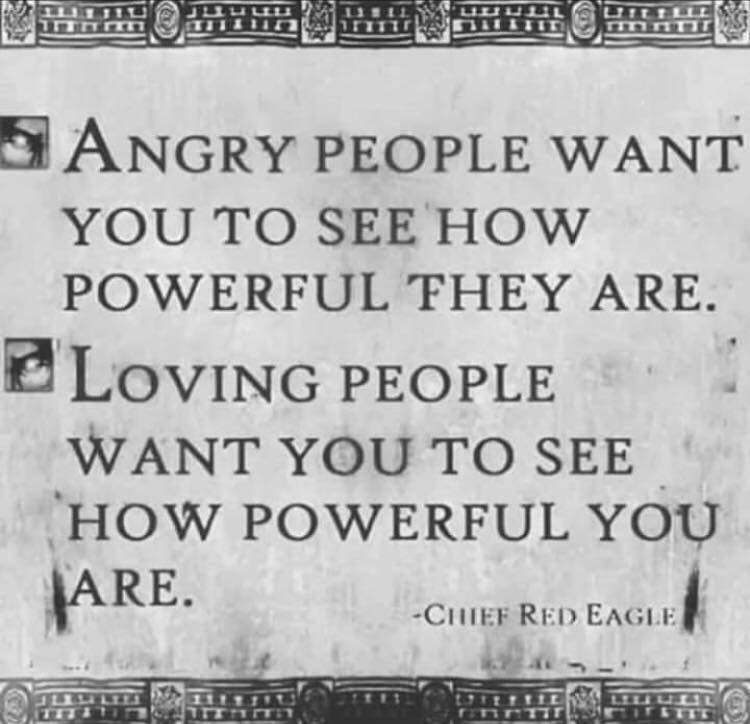 Angry Versus Loving People