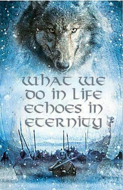 What We Do In Life Echoes In Eternity 