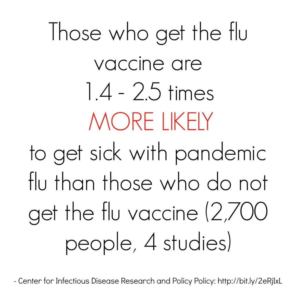 Flu Vaccine Increases Risk of Contracting Pandemic Flu