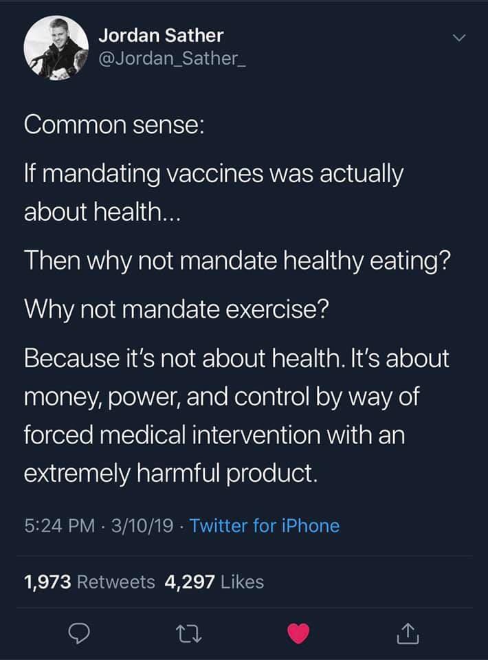 Vaccine Common Sense