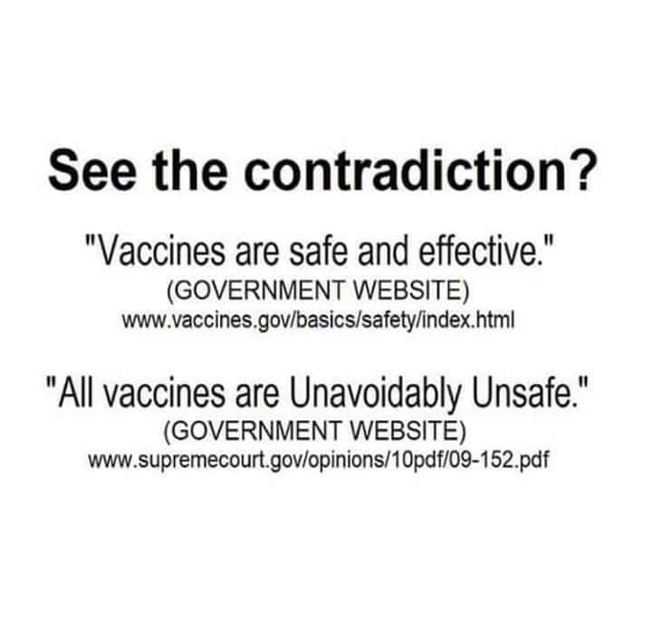 Vaccine Contradiction