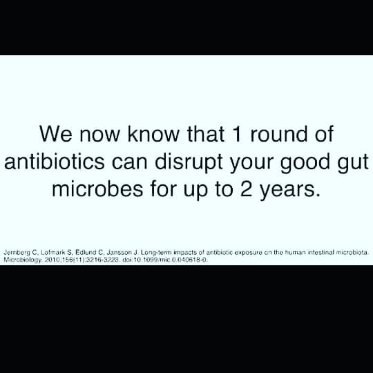 Antibiotics Disrupt Gut For Two Years
