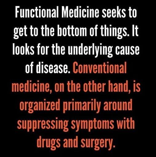 Functional Versus Conventional Medicine