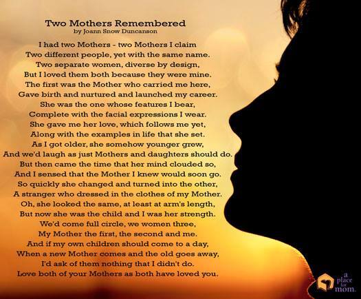 Two Mothers Remembered 