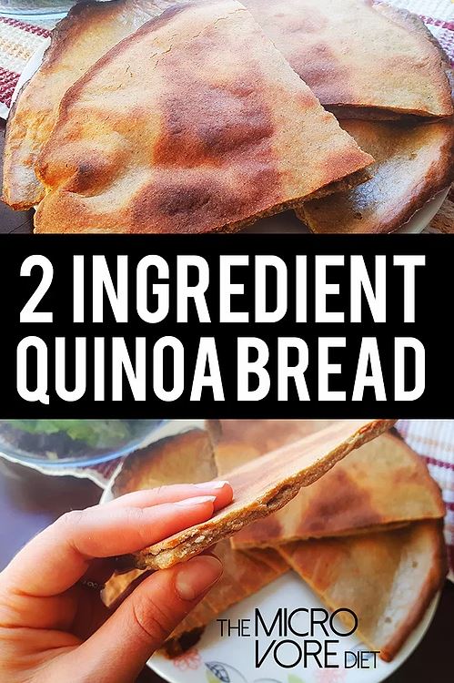 Two Ingredient Quinoa Flatbread