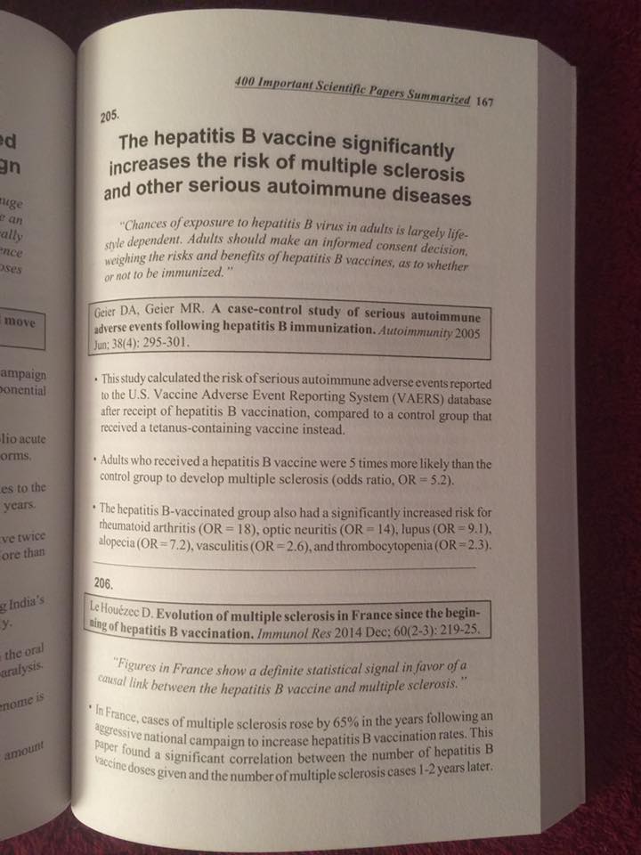 Hep B Vaccine Causes MS