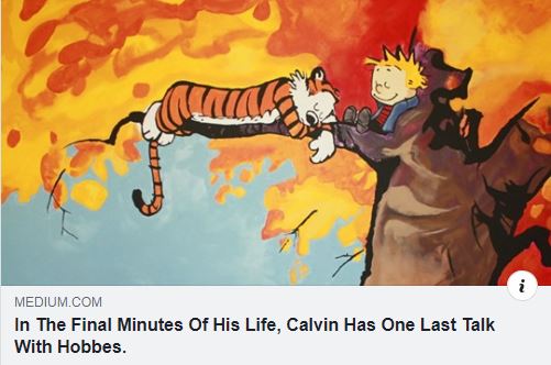 Calvin's Final Talk To Hobbes