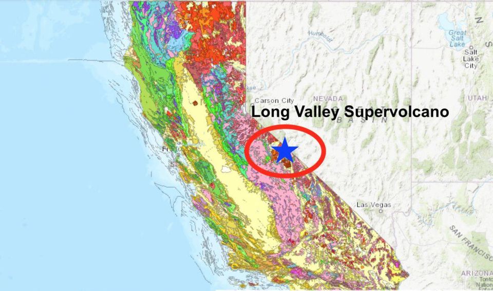 Long Valley Supervolcano