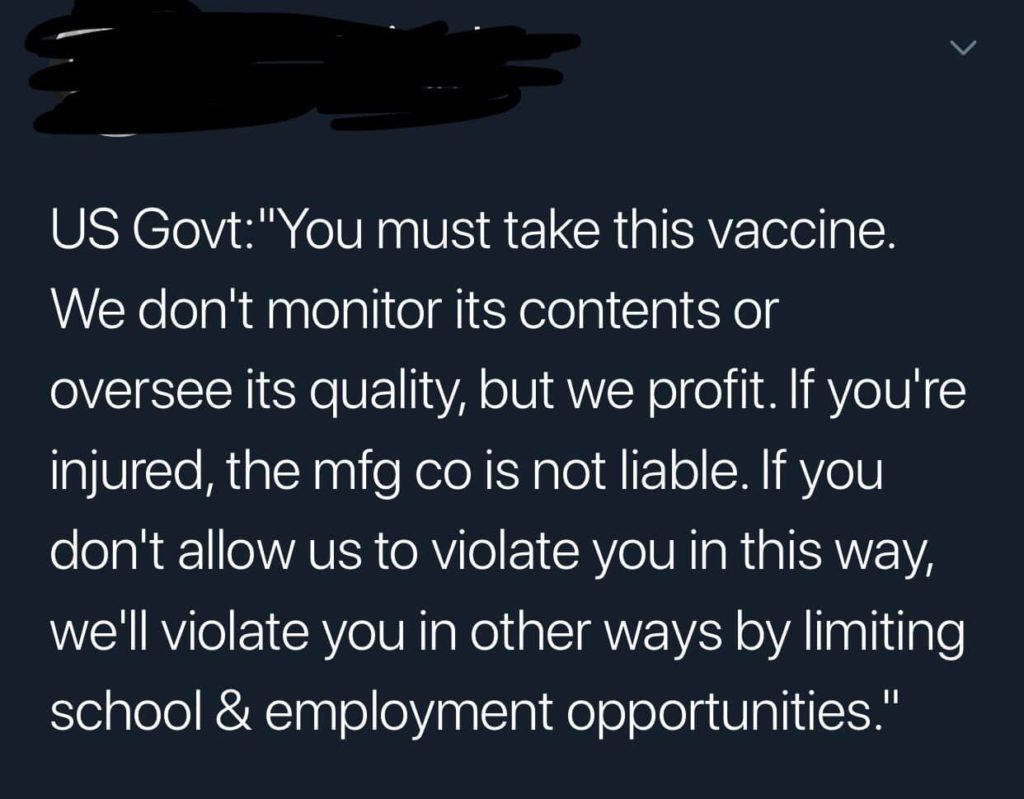 Vaccine Tryanny