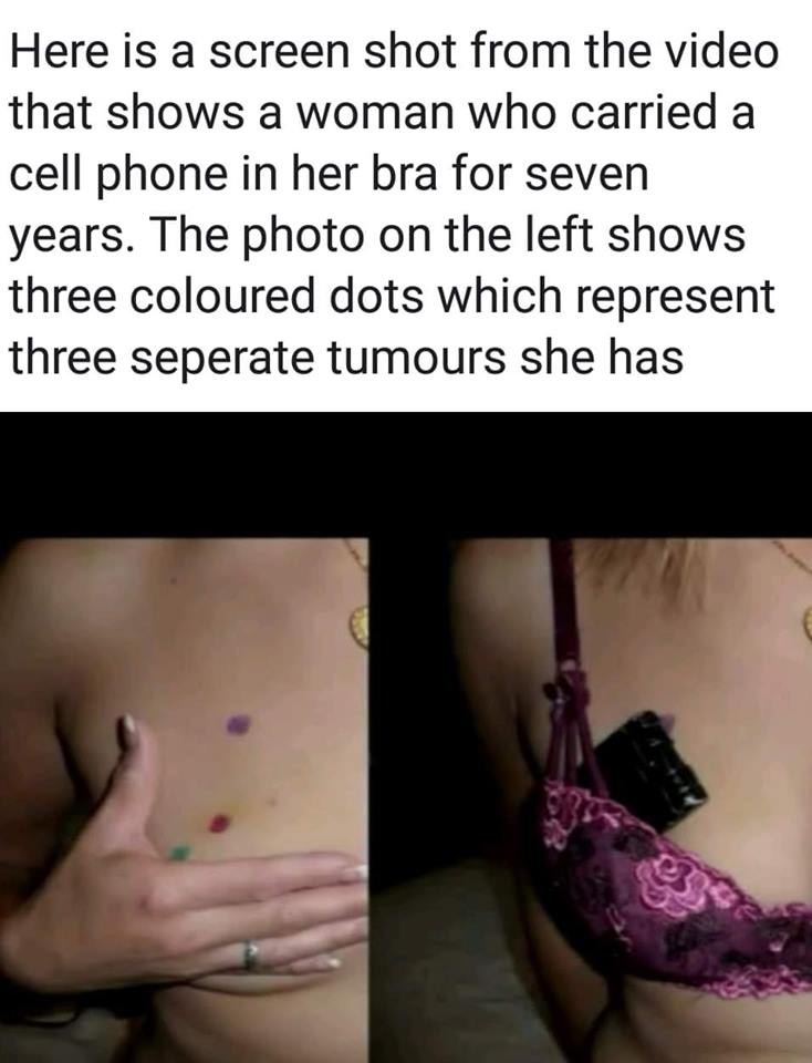 Cell Phone Breast Damage