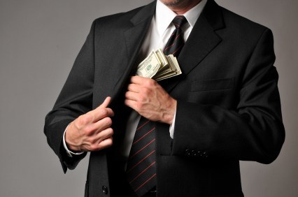 Bribery-pocketing-money