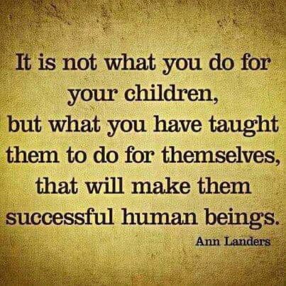 Not What You Teach Your Children
