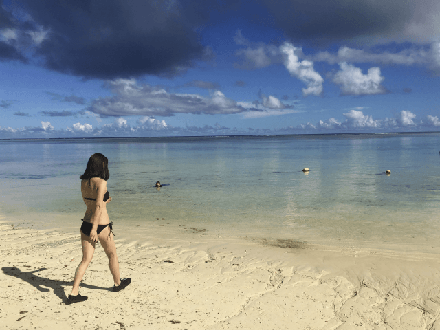 Girl At Seashore