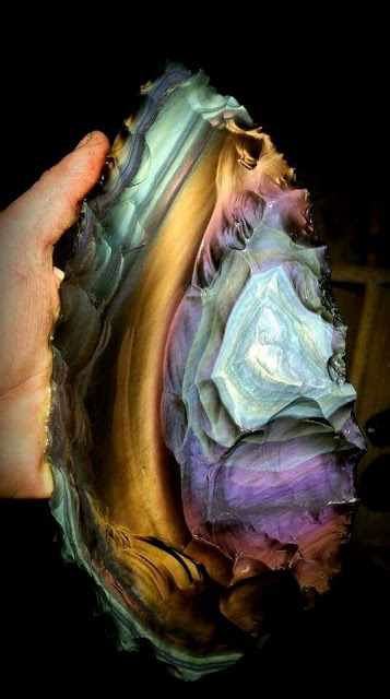 Rainbow Obsidian Blade