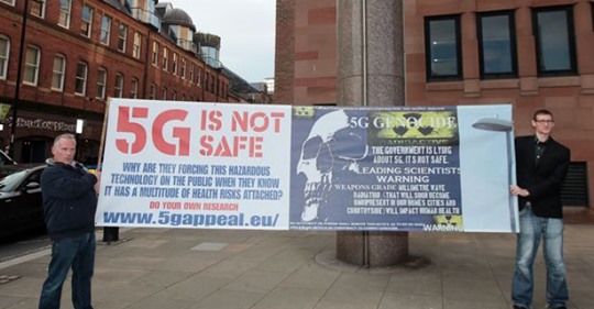 5G Is Not Safe Banner