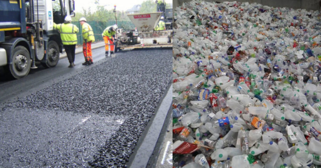 Plastic Bottle Roads