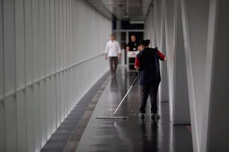 Woman Cleaning