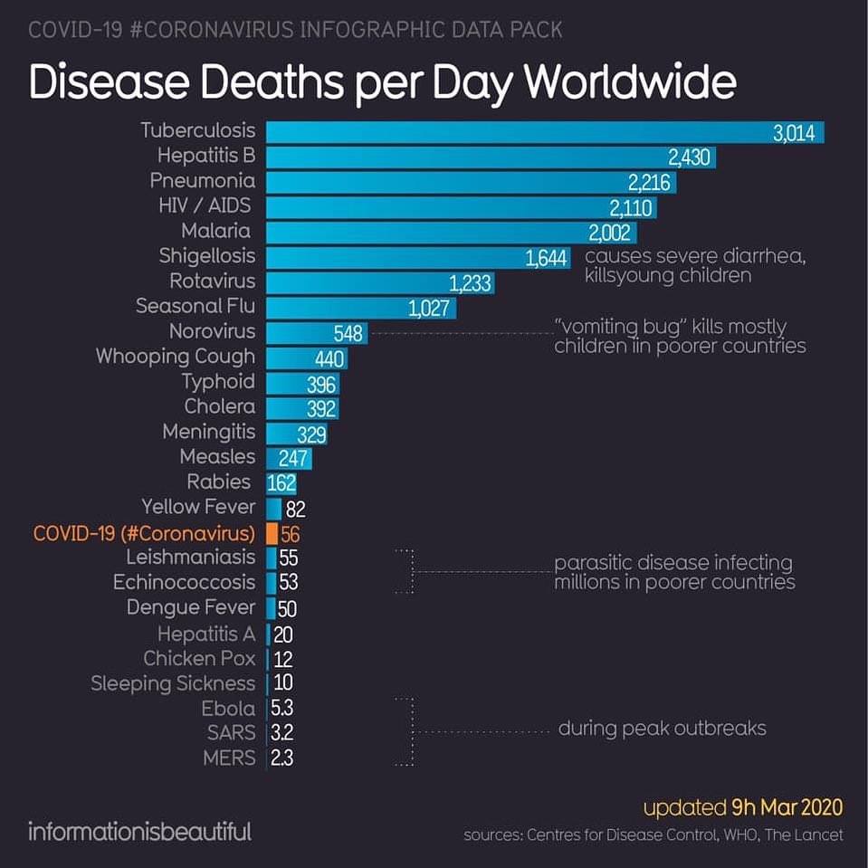 Disease Deaths Per Day