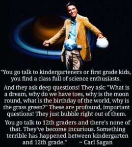 Carl Sagan On Curiosity