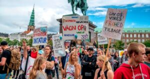 Danish Vax Law Protest