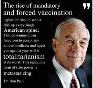 Dr Ron Paul On Forced Vaccinations