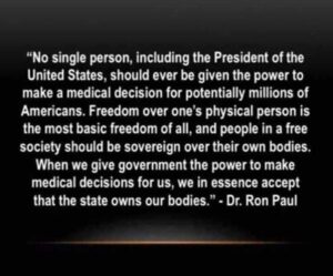 Dr Ron Paul On Medical Liberty