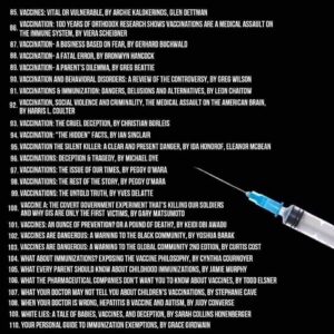 110 Books Danger Medical Injections 6