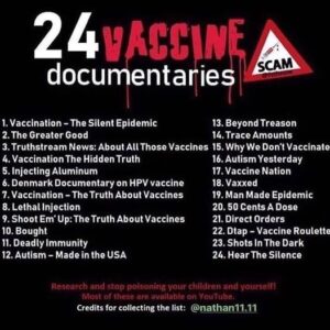 24 Vaccine Documentaries