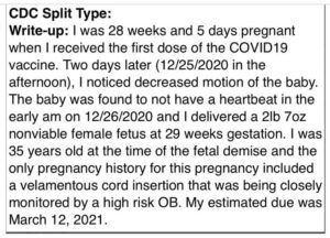 Another COVID Vaccine Side Effect - Spontaneous Abortion