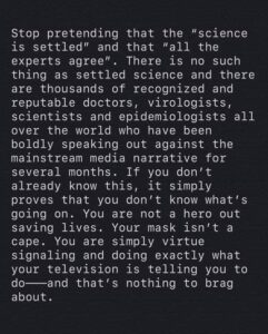 The Dissenting View