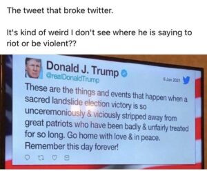 The Trump Tweet That Twitter Gagged On