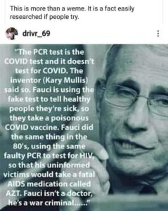 Fauci War Criminal