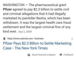 Pfizer Settlement