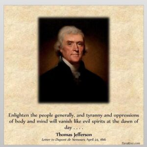 Thomas Jefferson On Enlightenment