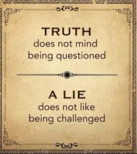 Truth Versus Lie