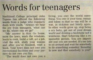 Wise Words For Teenagers