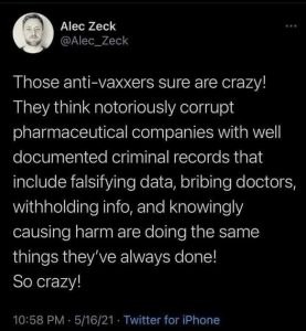 Anti-Vaxxers Are Crazy