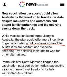 ScoMo On Vax Passports