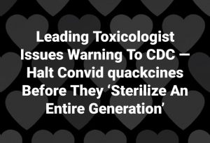 Toxicologist Warning