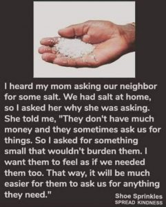Asking For Salt