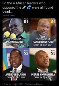 Four African  Leaders