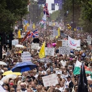 London Lockdown Protest