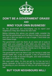 Don't Be A Government Grass