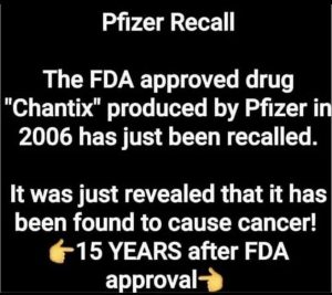 Chantix Recall