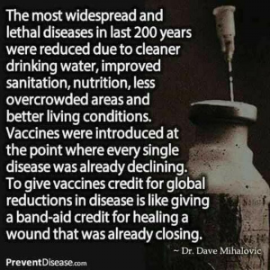 Diseased Declined Prior To Vaccines